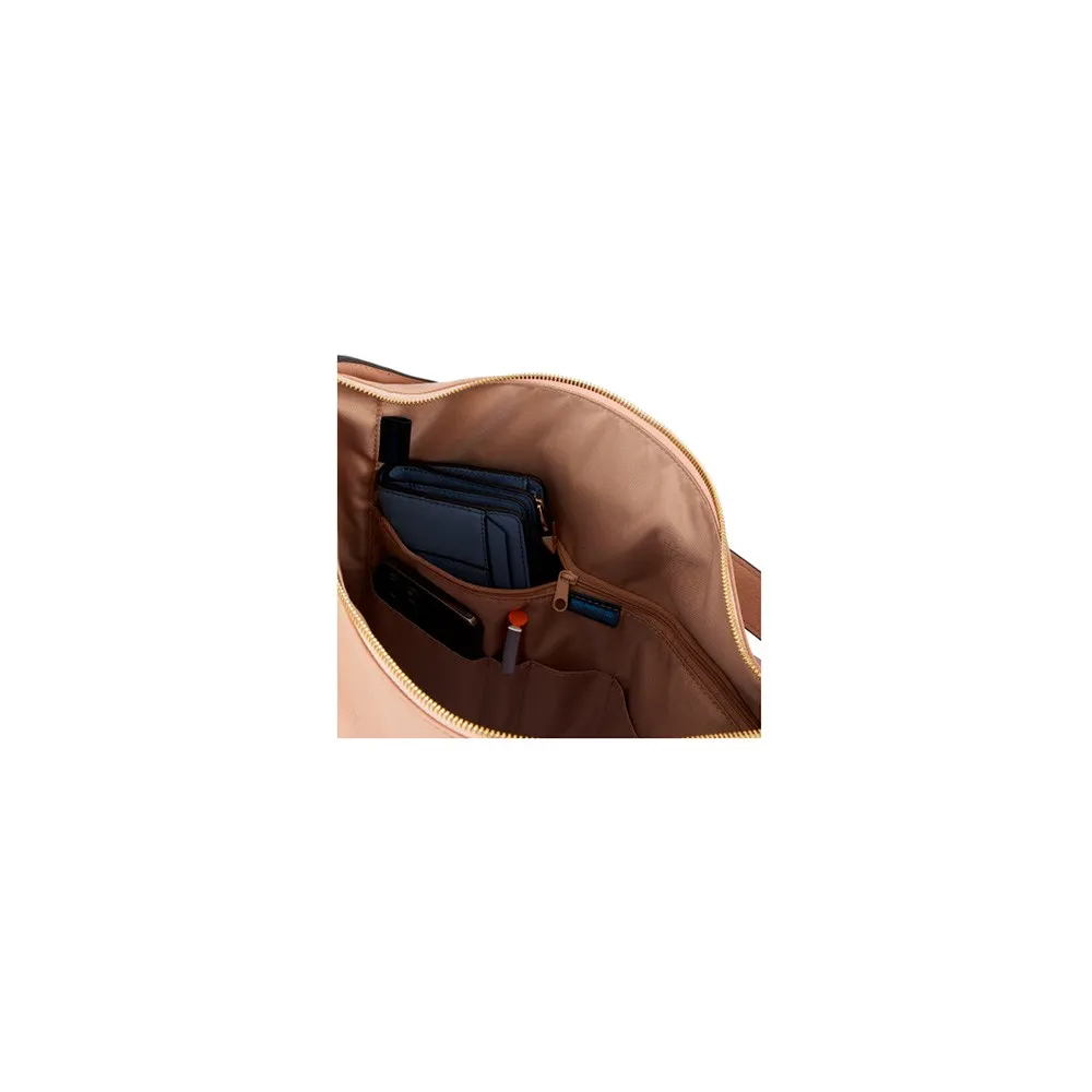 Bolso de Piel Piquadro CA5280DFS/CROCORO Color Nude