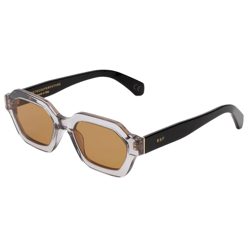 Gafas Retro Super Future Pooch Black Crystal Brown
