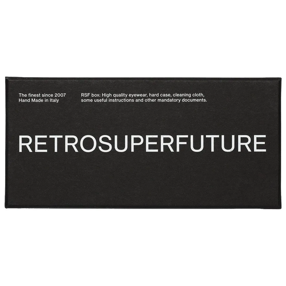 Gafas Retro Super Future Pooch Black Crystal Brown