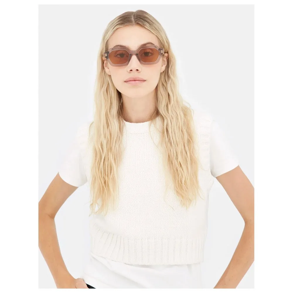 Gafas Retro Super Future Pooch Black Crystal Brown